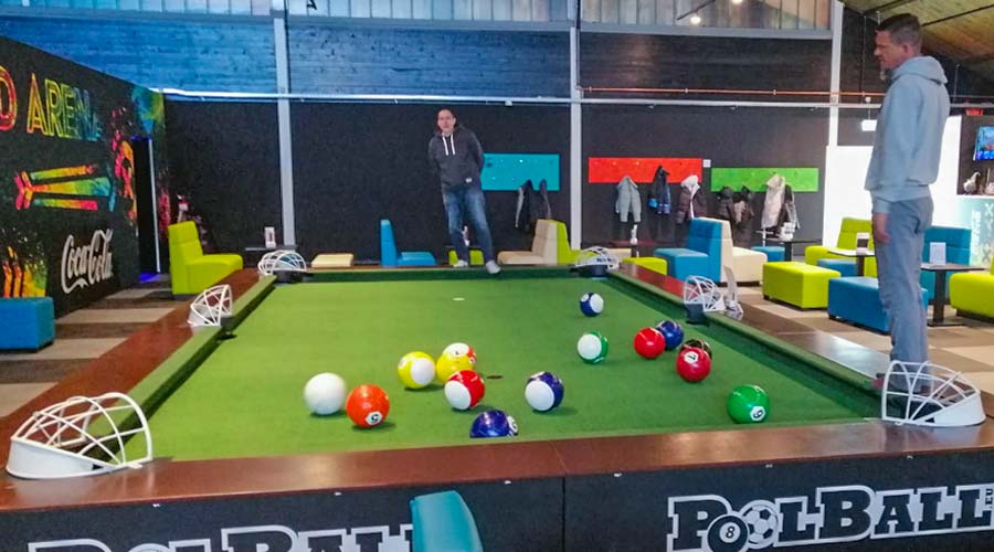 POOLBALL - die Mischung aus Fußball und Poolbillard in St. Englmar